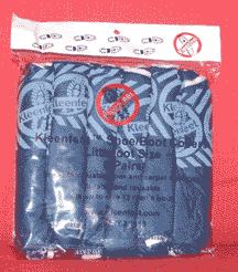 Kleenfeet Sixpak shoe covers in blue with anti-skid bottom